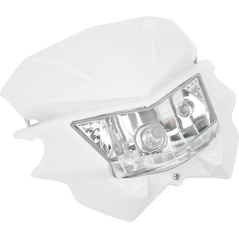 Phare avant moto LED H4 étanche DRL pour KLX 110 125 150 230 250 300 450R CRF WRF DC12V Blanc (1/5)