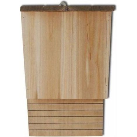 Lot de 2 abris pour chauves-souris en bois–Nichoirs pour chauves-souris d'extérieur, grands nichoirs extérieurs pour chauves-souris (1/4)