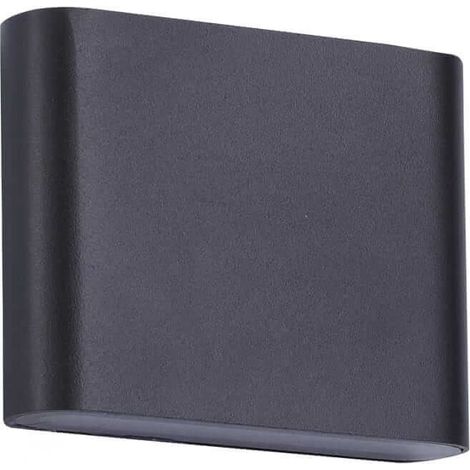 Applique esterno ovale nero LED 3W 4000K IP54 Sapri (1/5)