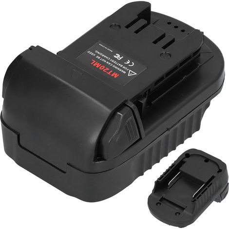 Adaptateur MT20ML pour batterie lithium 18 V MAKITA BL1830, BL1840, BL1850, BL1860, BL1830B, BL1840B et BL1850B