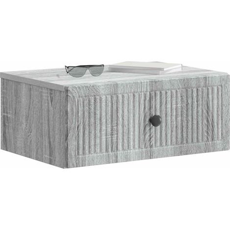 Maison Exclusive - Nachttisch 2 pcs Graues Sonoma 49 x 34,5 x 20