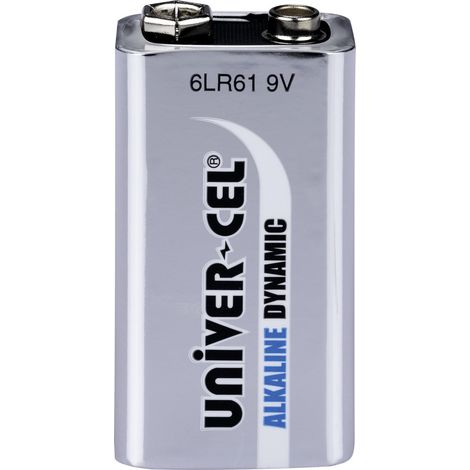 Pile 9v Alcaline Univercel Alimentation Fiable Longue Durée - Univercel