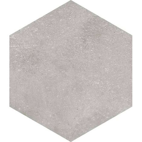 Carrelage sol / mur hexagonal effet béton gris RIFT HEXAGONO CEMENTO (vendu par boite de 0,50m2)