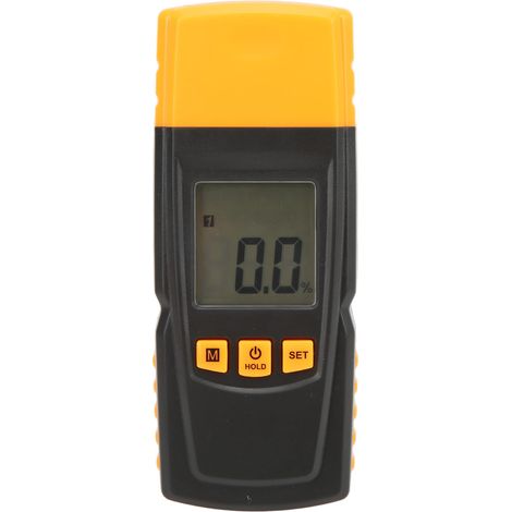 GM605 Tragbares Holzfeuchtemessgerät/Hygrometer, digitales Holzdichtemessgerät mit Sondenschutzkappe (1/5)