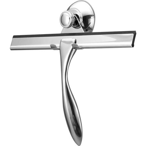 CSPARKV (26×16×1cm)Raclette de douche 10" - Raclette pour porte de douche en verre, Raclette de douche de qualité supérieure pour portes en verre, salle de bain, fenêtre et vitre de voiture, Raclette (1/4)