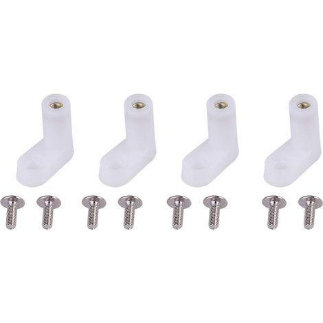 100 unités de pattes fixation en L 2 cm pour circuits imprimés, avec (1/5)