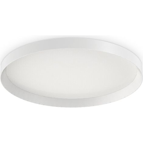 Décoratif Rond Simple Flush Blanc, 3000K (1/2)