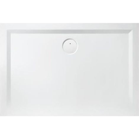Hoesch MUNA piatto doccia in ghisa minerale 1200x1000x30mm bianco