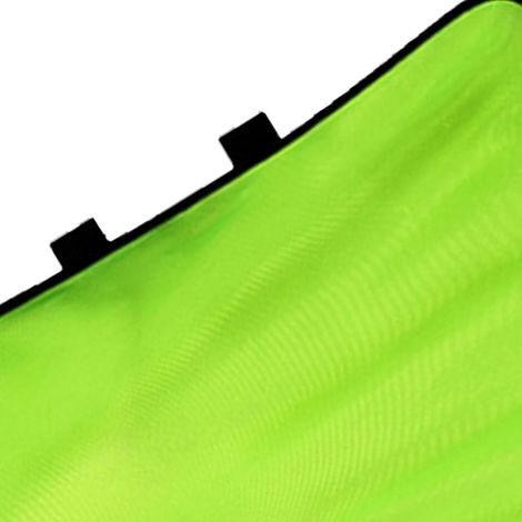 Trainingsweste für Übungsspiele, aus merzerisierter Baumwolle, ideal für Outdoor-Sportarten wie Fußball, Basketball und Volleyball. Neongrün, für Kinder. (1/5)
