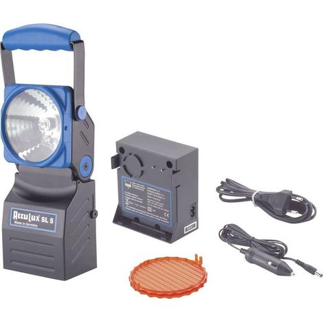 Acculux SL 5 linterna sin cable negra y azul