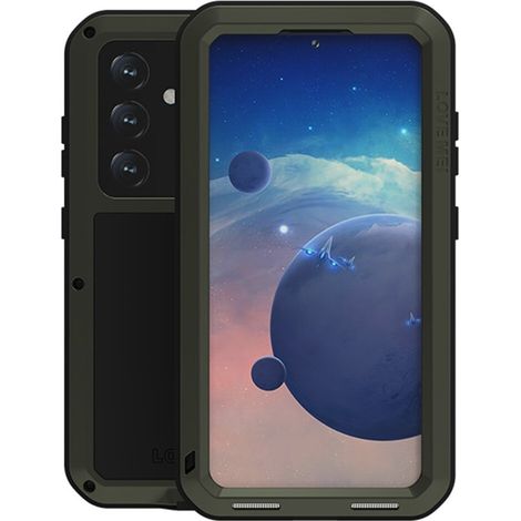 Love Mei Hülle für Samsung Galaxy S24, mit Glas geschützt, grün (1/2)