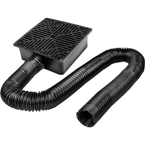 Kit d'extension de tuyau de descente pour bassin de récupération - Avec tuyau flexible - Pour extérieur (1/5)