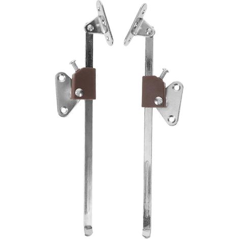 Lot de 2 charnières de meuble en fer, robustes et indéformables. (1/5)