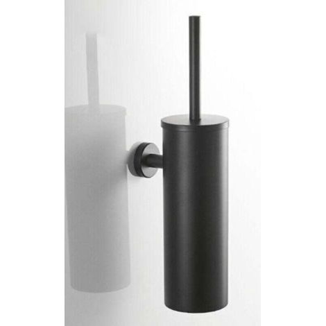 Brosse de Toilette, Brosse de Toilette et Récipient en INOX Mural et Support avec Couvercle, Manche Longue Accessoires de Sall (1/4)
