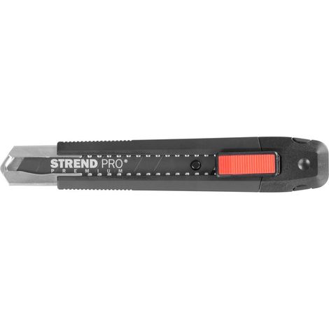 Messer Strend Pro Premium FD7815, BlackMatt, SoftTouch, 18 mm, Abbrechklinge (1/5)