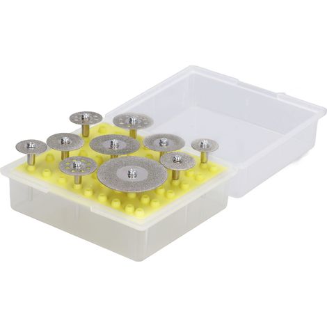 10-teiliges Set Schleifscheiben – dünn, scharf, hohe Genauigkeit, gute Leistung – Schneidzubehör für Marmor und Beton (1/5)