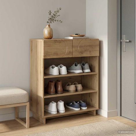 vidaXL Mueble zapatero 73 x 38 x 87,5 cm Madera tecnológica (1/5)