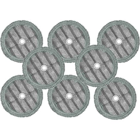 8-teiliges Dampfmopp-Pad-Set, Mikrofaser-Ersatzreinigungstücher (1/5)