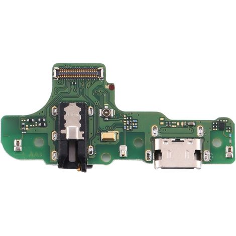 Une petite carte avec circuit intégré pour le port de charge du Samsung Galaxy A20s (version américaine M14).