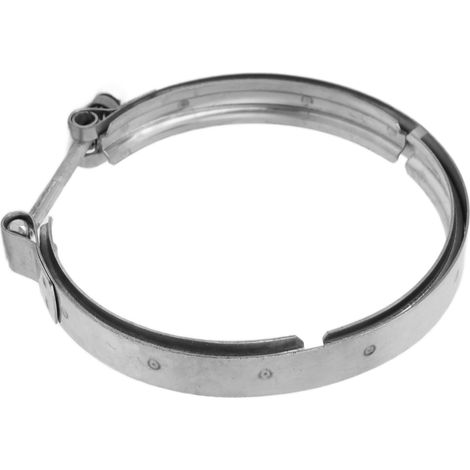 Bride de serrage V-Band 5 pouces inox antirouille remplacement Cummins turbo (1/5)