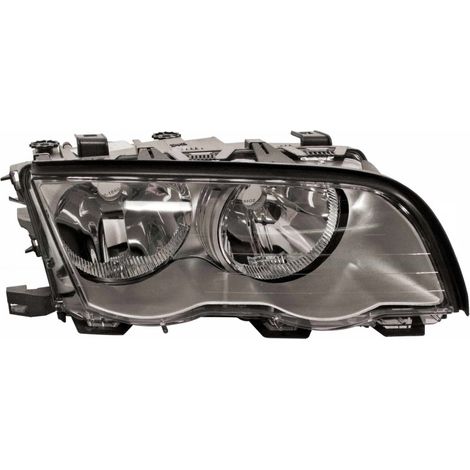 Phare avant droit noir H7/H7 BMW Serie 3 E46 phase 1 1998-2001