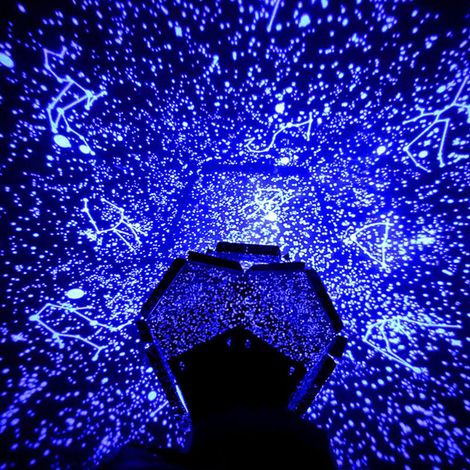 Lampe projection étoiles USB lumière nuit chambre camping voyage (1/5)