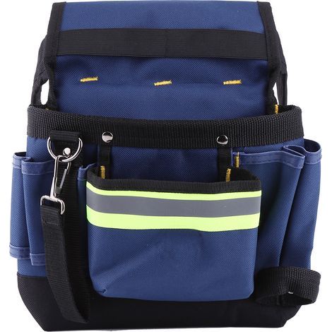 Sacoche de ceinture électricien, porte-outils pratique, organisateur de travail avec sangle (1/5)