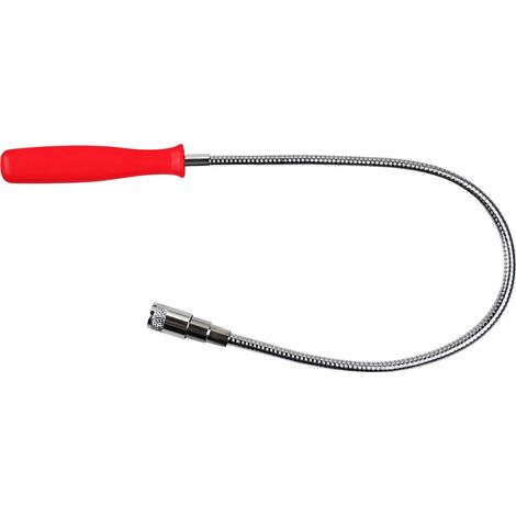 Pinza magnetica flessibile con diodo LED, 565 mm, capacità di carico 350 g PRAXER