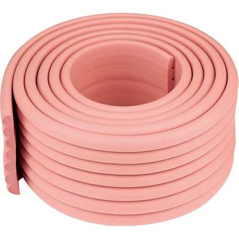 Protecteur d'angle de Bord, 2M bébé épreuvage Garde Couverture Pare-Chocs de sécurité Bricolage Coins de Bord pour la sécurité des Enfants, Protection des Meubles (Rose) (1/5)