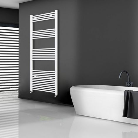 AICA Towel Rail Radiator Mordern 1800x550mm Ladder White (1/3)