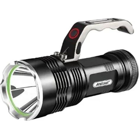 Andowl - Torcia Faretto A Led Portatile Con Luminosità Massima 1500lm Q-d1500 Antideflagrante - (1/2)