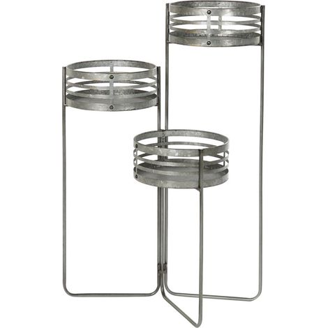 DKD Home Decor Macetero gris 47x35x72 cm (1/4)