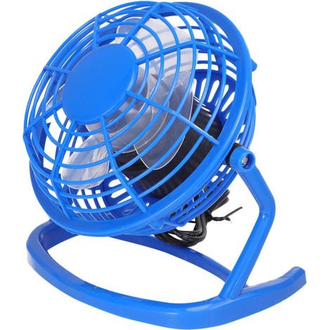 Ventilateur USB Portable Silencieux Rechargeable en Plastique (1/5)
