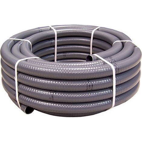 Poolflex Schlauch Flexschlauch Ø 50 mm 25 Meter Rolle Klebeschlauch Pool- und Teichbau
