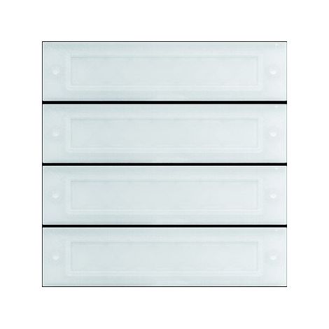 Gira Modulo pulsanti chiamata 4x Tasti IBN System 106 [5539000], 5539 000