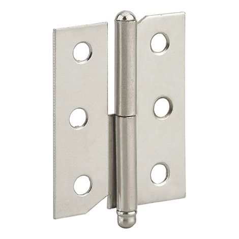 Cerniera per porta sinistra, 50x40mm, acciaio nichelato - THIRARD