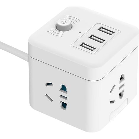 Bloc multiprise avec ports USB et adaptateur secteur pour appareils électriques