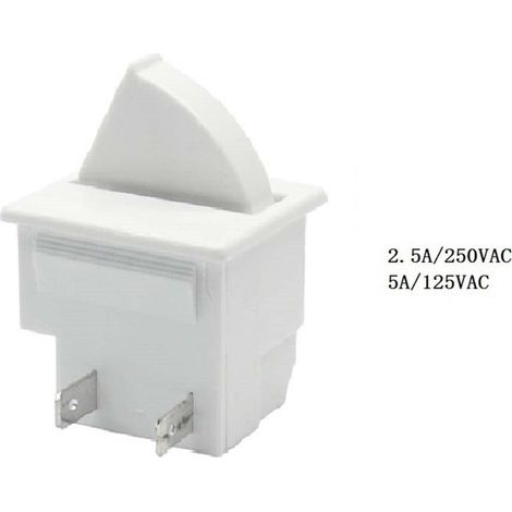 Interrupteur Lumineux Porte Frigo - 2 Broches ou 3 Broches - Courant Alternatif 5 A 250 V - Pour Réfrigérateur (1/5)