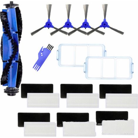Kit d‘Accessoires (Brosse Principale, Filtre, Brosse Latérale) pour Balayeuse Eufy RoboVac 11S / 30 / 30C / 15C (1/5)
