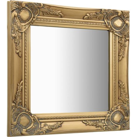 Maison Exclusive - Specchio da Parete Stile Barocco 40x40 cm Oro