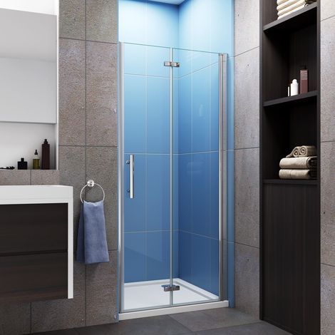 120x185cm Faltbar+drehbar Nano ESG Glas Duschwand Duschtür Duschabtrennung Dusche