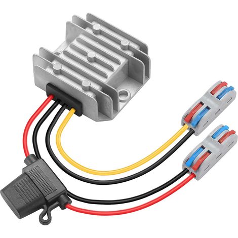Convertisseur de Tension DC 24V vers 12V,Convertisseur Réducteur Régulateur 10A 120W pour Système Solaire Camping-Car Camion Electronique (Entrées DC 15-35V) (1/5)