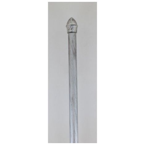 Essentiel Tenda Bistrot argento nero 135a225cm - Essentiel