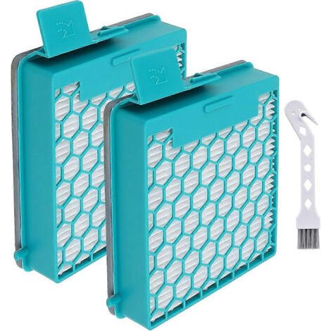 Lot de 2 filtres CX1 Hygiene AirClean pour aspirateur traîneau Miele Boost CX1, filtre de rechange pour SF-HA 60 et SF-HY