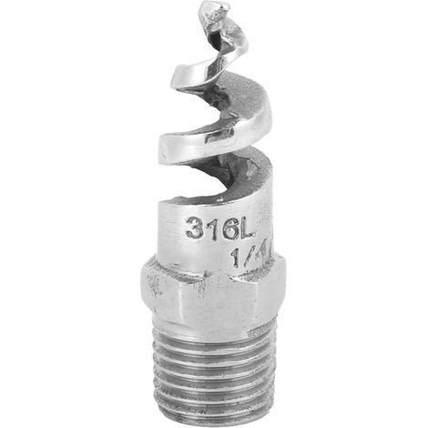 Buse d'arrosage spirale SPJT en acier inoxydable 316L, filetage mâle G1/4 DN8, anti-bouchage pour système d'irrigation (1/5)