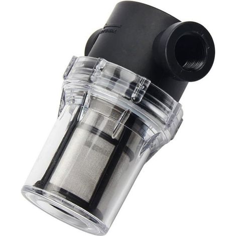 Filtre Pompe À Eau - Écran Acier Inoxydable 100 Mailles - Pour Arrosage Jardin - 1/2 Pouces - 20 mm - 9 x 9 x 11 cm - 1 Pièce (1/3)