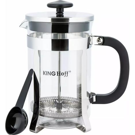 Cafetera/tetera de pistón Kinghoff KH-4836 de 350 ml (1/5)