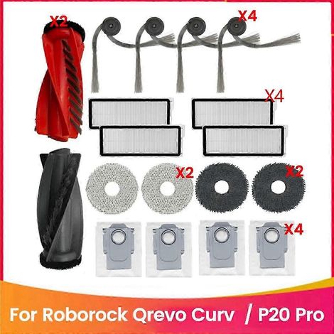 Piezas de repuesto para la aspiradora robot Roborock Qrevo Curve / P20 Pro (1/4)