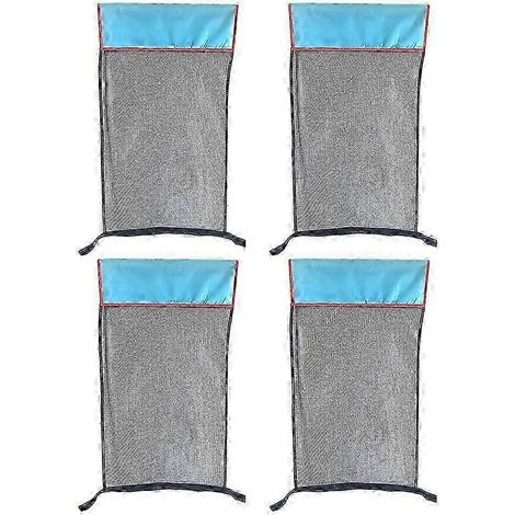 Lot de 4 filets flottants pour piscine - Accessoires de jeux aquatiques pour tous les âges (1/4)