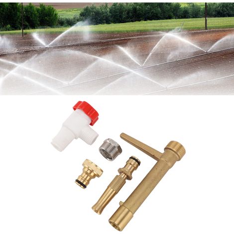 Llave de acoplamiento rápido G3/4 fabricada en cobre y ABS – resistente al desgaste e impermeable, para riego/paisajismo (1/5)